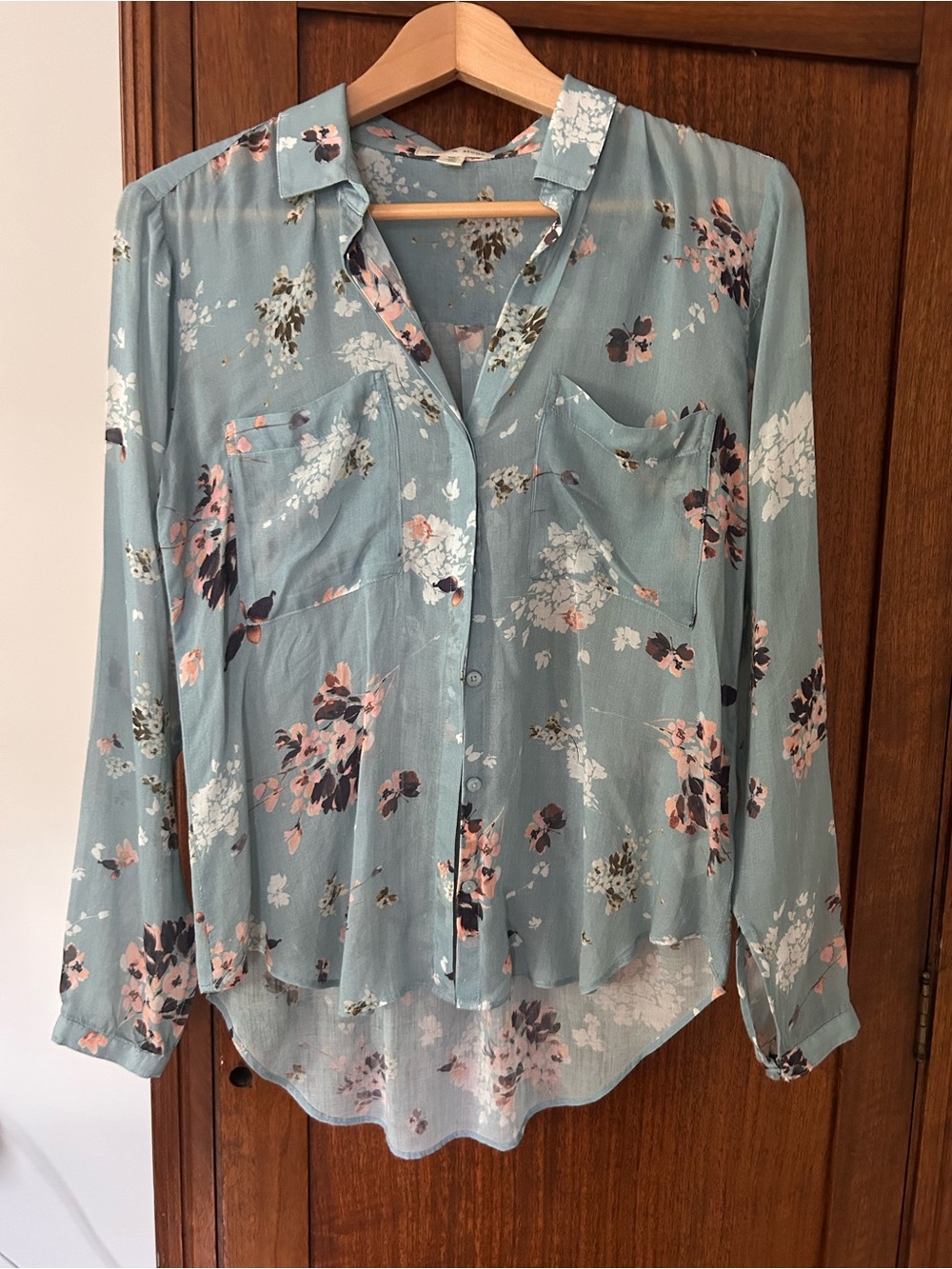 cloth & stone Floral Button-Down Shirt